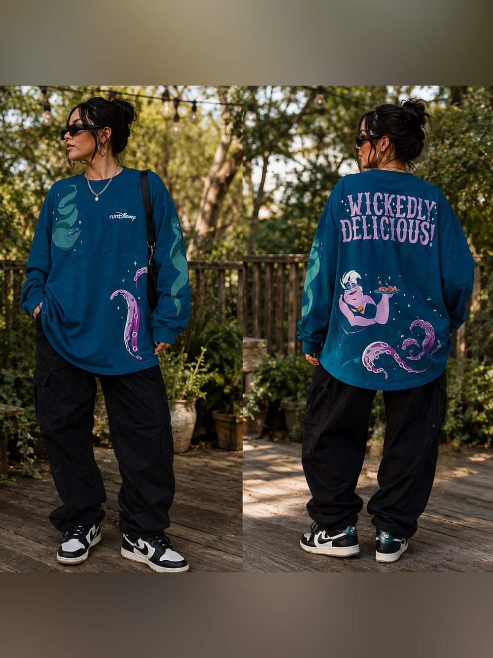 runDisney 2021 Ursula Wickedly Delicious Spirit Jersey EUC